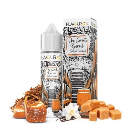 SALTED CARAMEL THE SECRET BARREL SHOT 20ML FLAVOURAGE