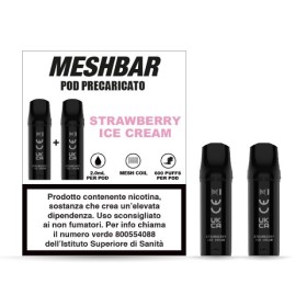 STRAWBERRY ICE CREAM MESHBAR POD PRERICARICATA