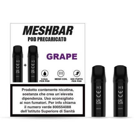 GRAPE ICE MESHBAR POD PRERICARICATA