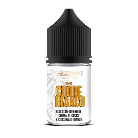 CUORE BIANCO MINI SHOT GOLDWAVE