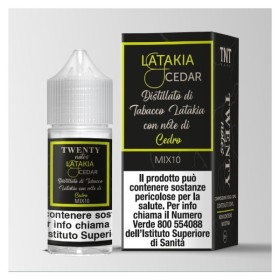 LATAKIA CEDAR MINISHOT 10ML TNT VAPE