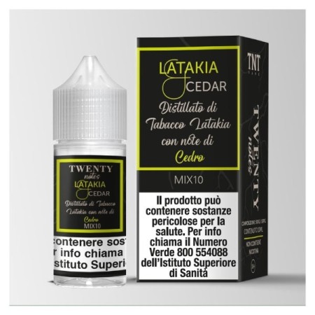 LATAKIA CEDAR MINISHOT 10ML TNT VAPE