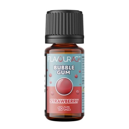 STRAWBERRY BUBBLE GUM AROMA 10ML FLAVOURAGE
