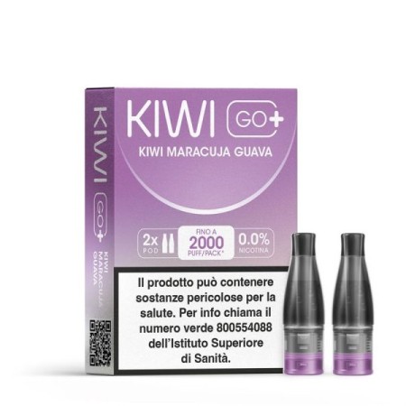 KIWI MARACUJA GUAVA KIWI GO + POD (2 PEZZI)