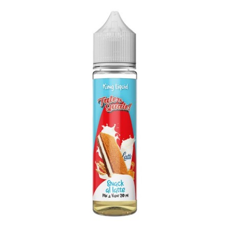 SNACK AL LATTE TALE E QUALE SHOT 20ML KING LIQUID