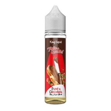 PANE E CIOCCOLATA TALE E QUALE SHOT 20ML KING LIQUID