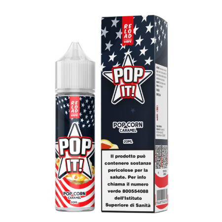 POP IT POP CORN AL CARAMELLO SALATO SHOT 20ML RELOADVAPE