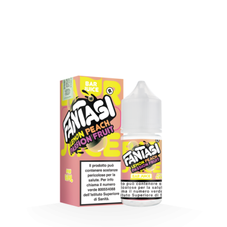 LEMON PEACH PASSION FRUIT ICE BAR JUICE MINI SHOT 10ML FANTASI