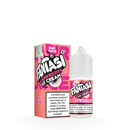 STRAWBERRY ICE CREAM BAR JUICE MINI SHOT 10ML FANTASI