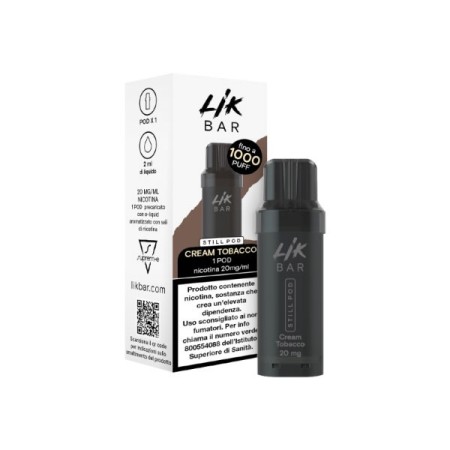 LIK BAR STILL POD CREAM TOBACCO