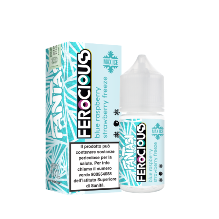 BLUE RASPBERRY STRAWBERRY FREEZY MAX FEROCIUS MINI SHOT 10ML FANTASI