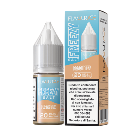 PEACH TEA FREEZY SALT TPD 1ML FLAVOURAGE