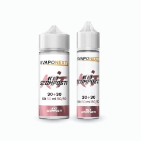 KIT SCOMPOSTO ROSA 60ML 50/50 SVAPONEXT