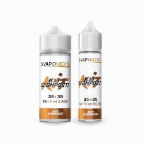 KIT SCOMPOSTO ARANCIONE 70ML 50/50 SVAPONEXT