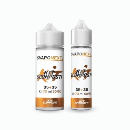 KIT SCOMPOSTO ARANCIONE 70ML 50/50 SVAPONEXT