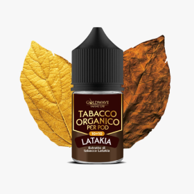 LATAKIA TABACCO ORGANICO MINISHOT 10ML GOLDWAVE