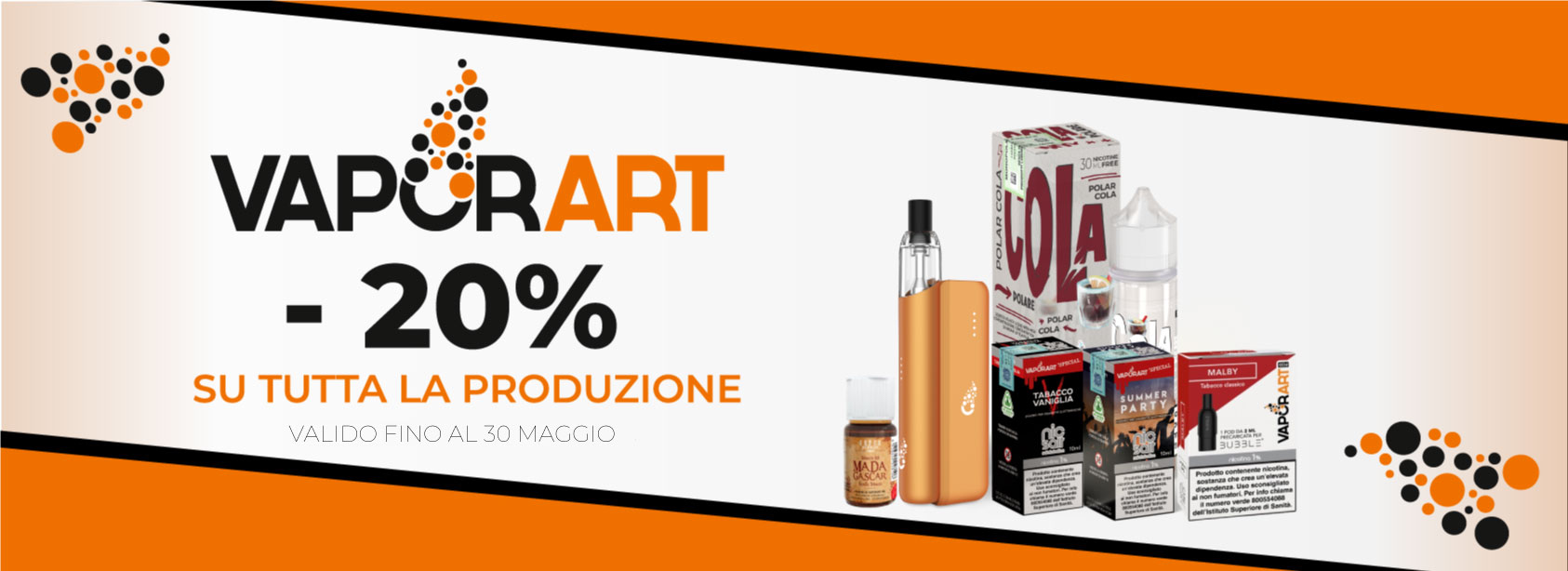 VAPORART AL 20% DI SCONTO
