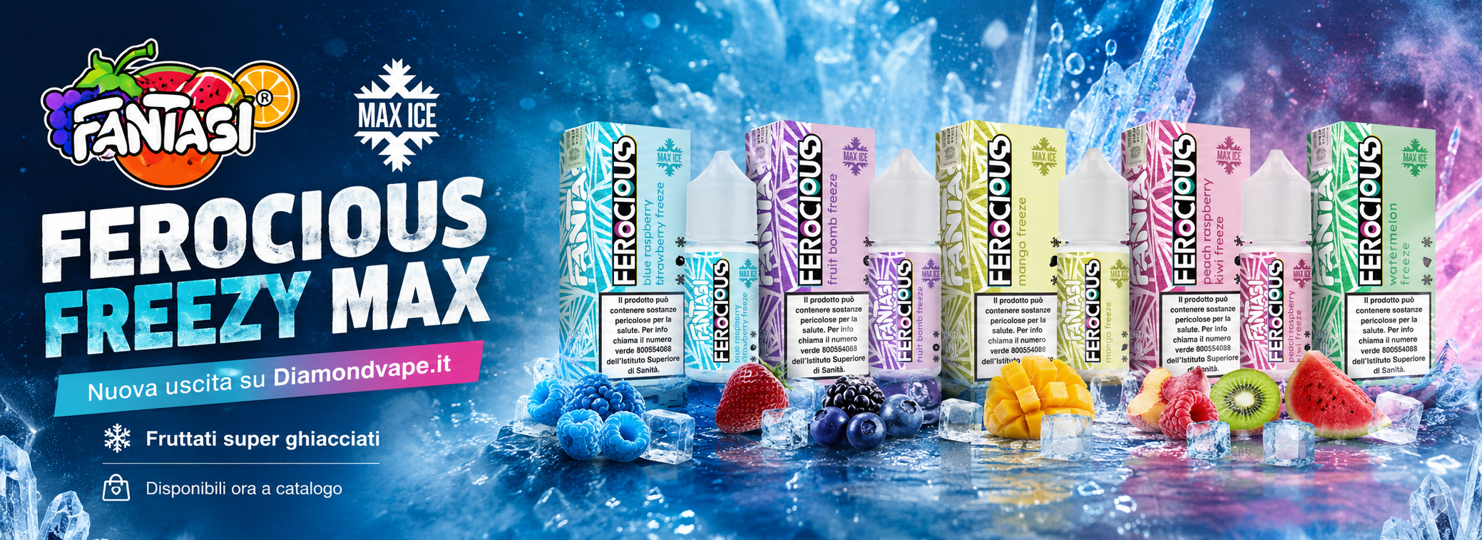 FANTASI VAPE FEROCIUS FREEZY MAX ICE