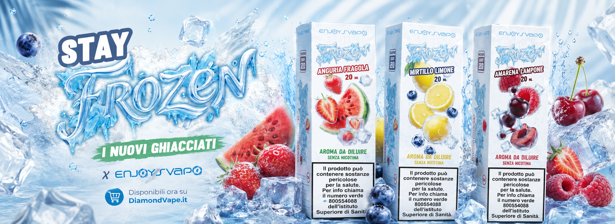 STAY FROZEN SHOT 20ML ENJOYSVAPO VAPORART NOVITà